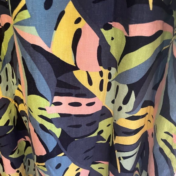 Studio park plus size, button down, floor length, sleeveless linen dress - Picture 9 of 9